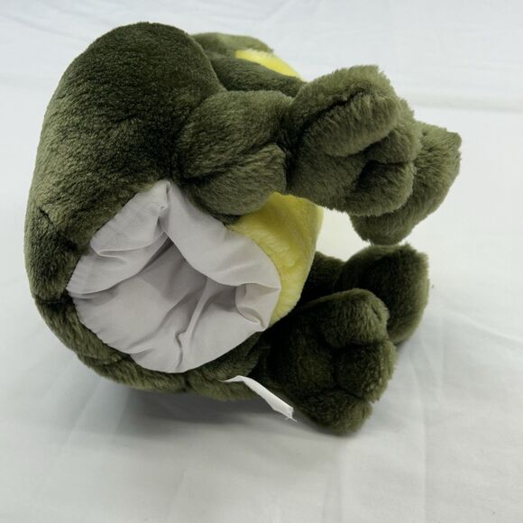 Ron Banafato Green Bull Frog Puppet Plush Stuffed Animal Play - Picture 5 of 8